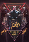 CueStack feat. David Hasselhoff - 'Through the Night' EP + Poster & Autographcard
